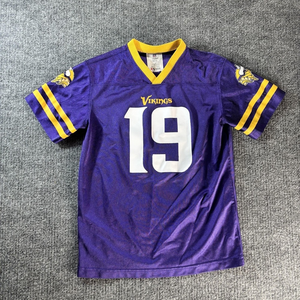 Minnesota Vikings Jersey Boys Large Purple NFL Football Thielen NFL Team Apparel